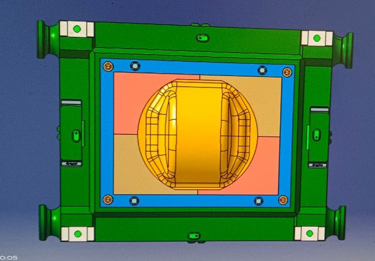 Die cavity CAD simulation