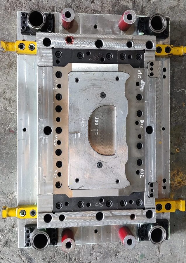 Die cavity block, machined