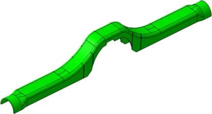 Banjo half hot form, 14mm thickness